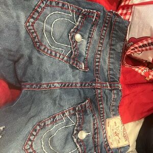 True Religion Denim with Red Stitching